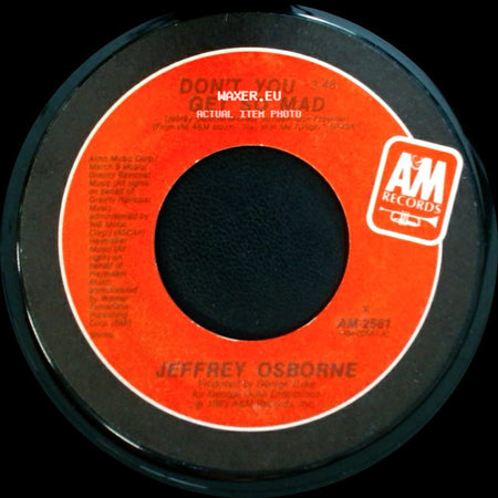 Jeffrey Osborne - So Much Love / Don't You Get So Mad side B