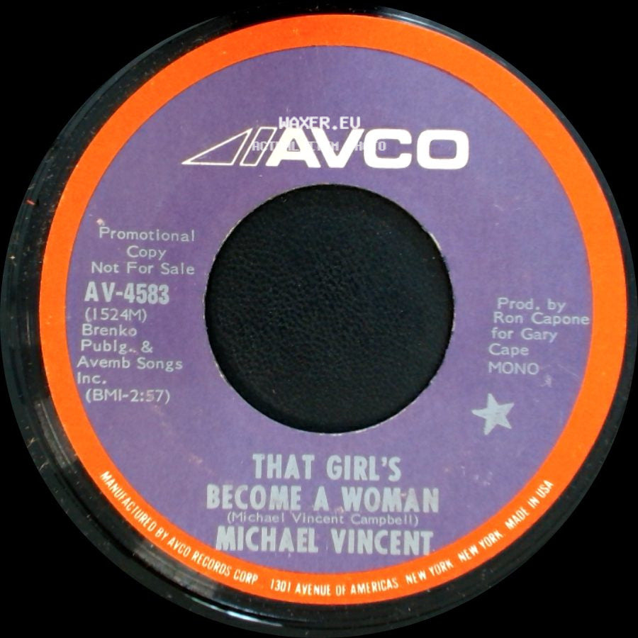 Michael Vincent - That Girl's Become A Woman / That Girl's Become A Woman side B