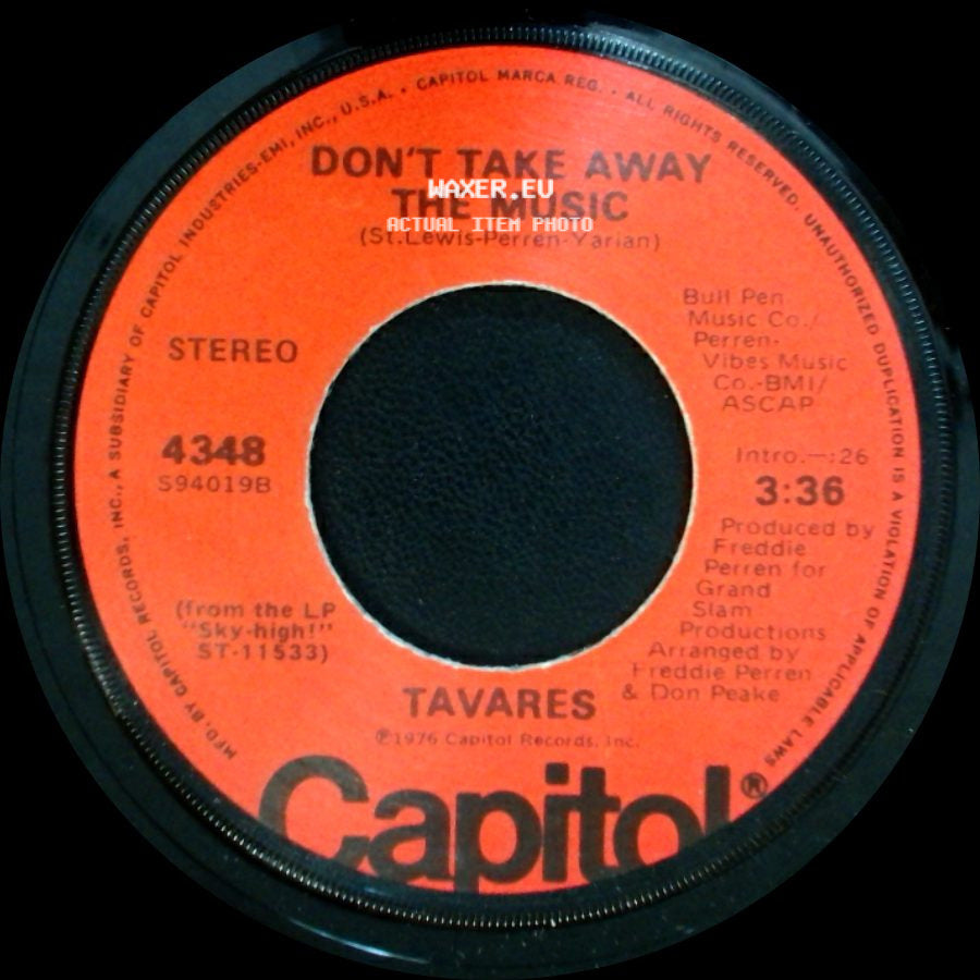 Tavares - Don't Take Away The Music / Guiding Star side A