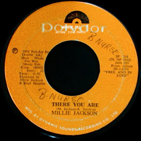 Millie Jackson - There You Are / Bad Risk side A