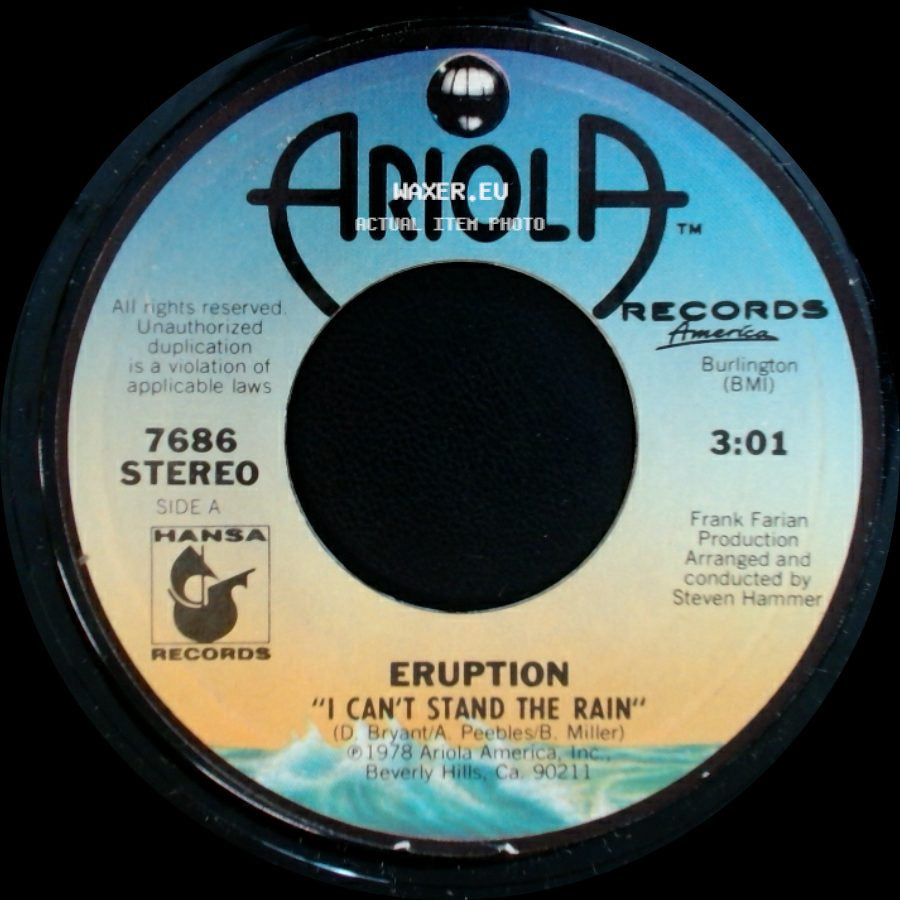 Eruption - I Can't Stand The Rain / Be Yourself side A