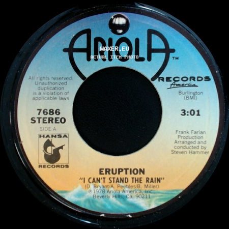 Eruption - I Can't Stand The Rain / Be Yourself side A