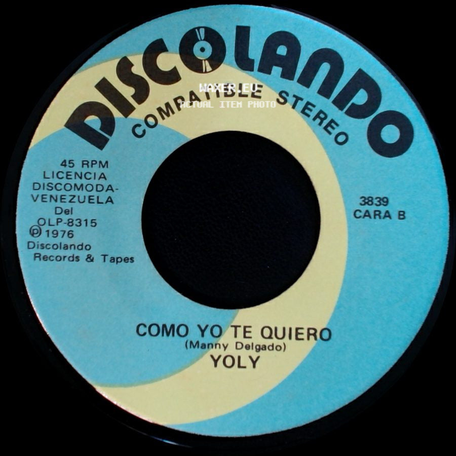 Yoly - Buenos Dias / Como Yo Te Quiero side B