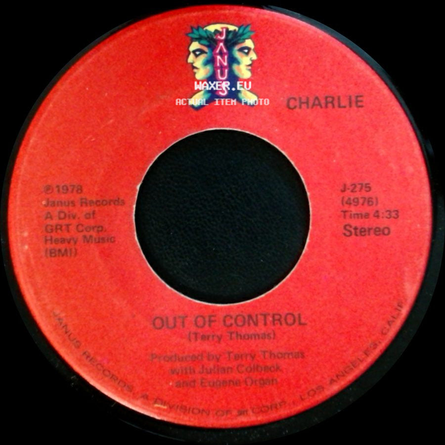 Charlie - Watching T. V. / Out Of Control side B