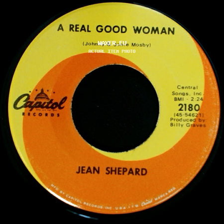 Jean Shepard - A Real Good Woman / The Trouble With Girls side A