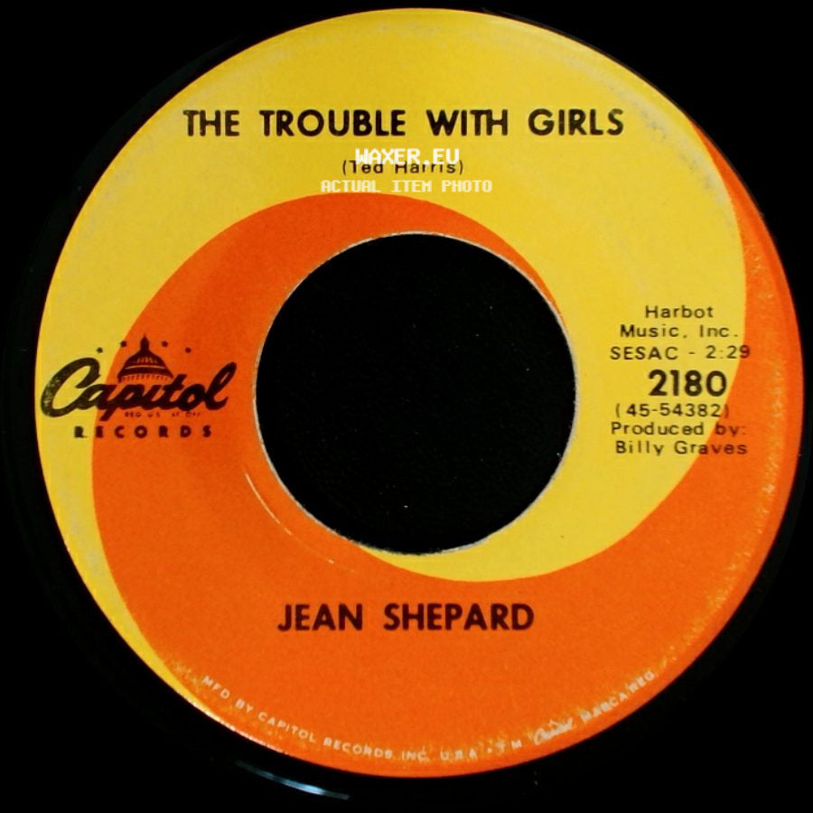 Jean Shepard - A Real Good Woman / The Trouble With Girls side B