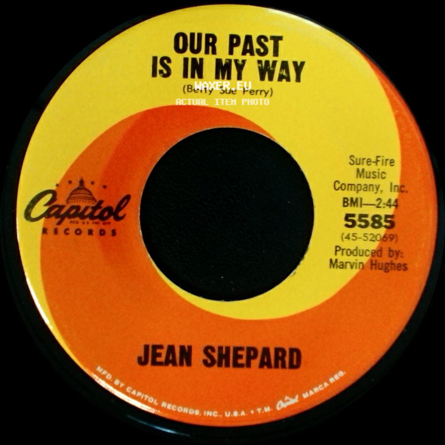 Jean Shepard - Many Happy Hangovers To You / Our Past Is In My Way side B