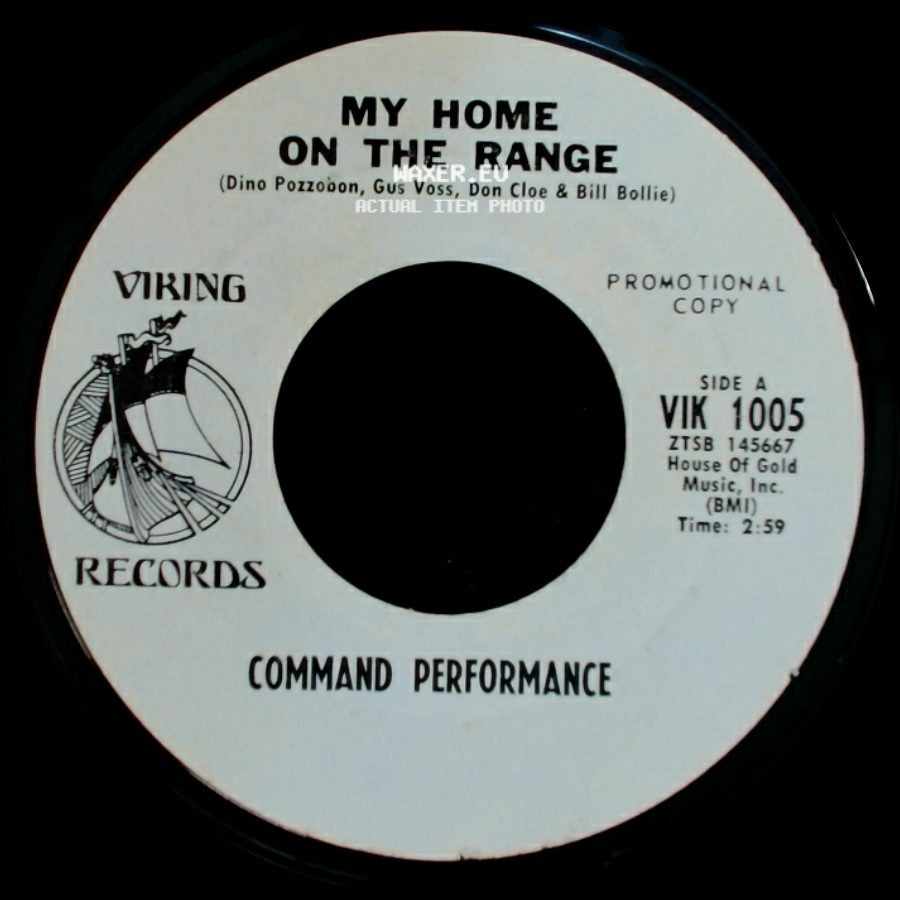 Command Performance - My Home On The Range / Working Man's Prayer / I Believe (Medley) side A