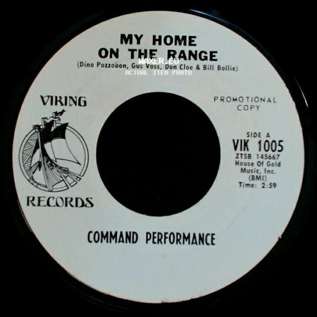 Command Performance - My Home On The Range / Working Man's Prayer / I Believe (Medley) side A