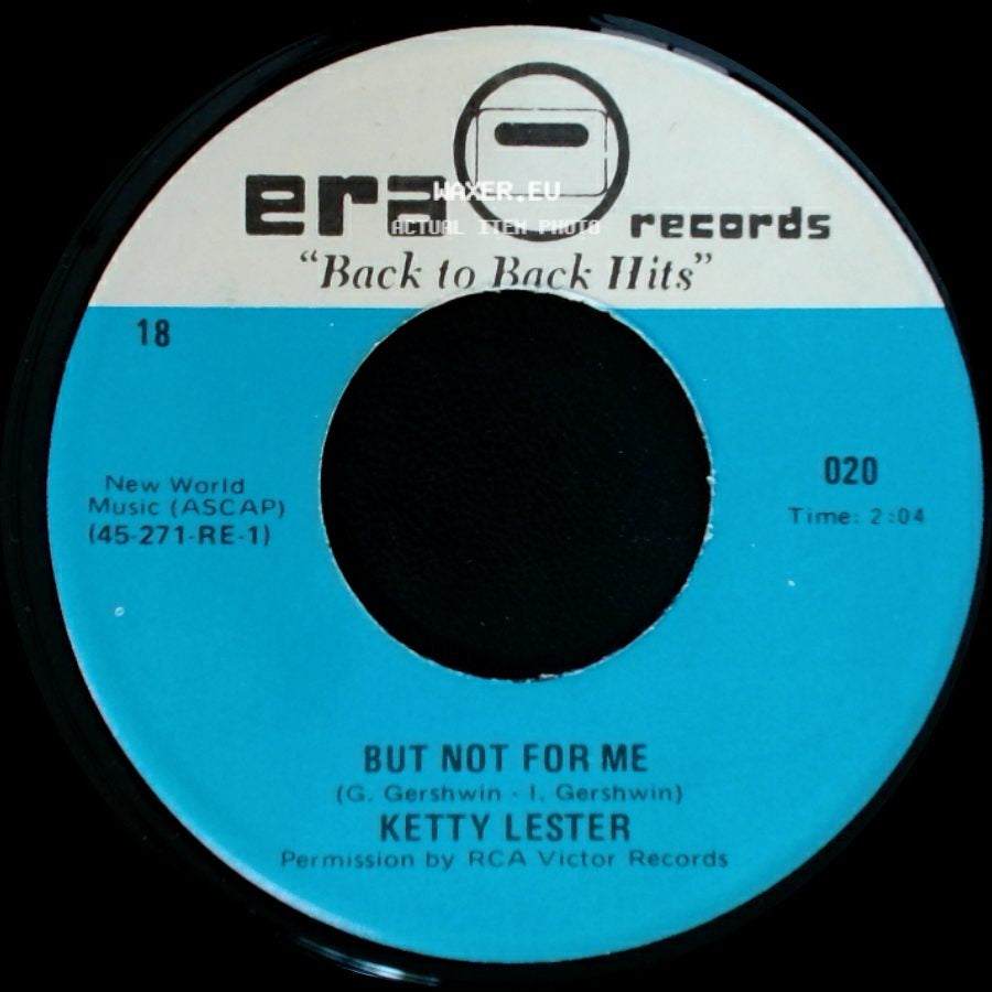 Ketty Lester - Love Letters / But Not For Me side B