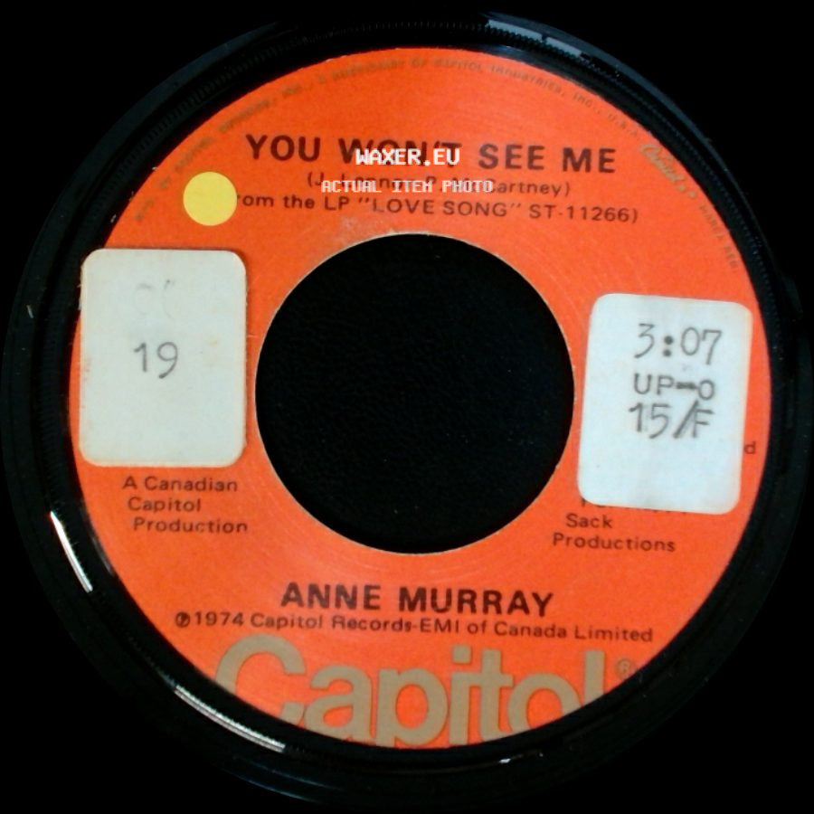 Anne Murray - You Won't See Me / He Thinks I Still Care side A