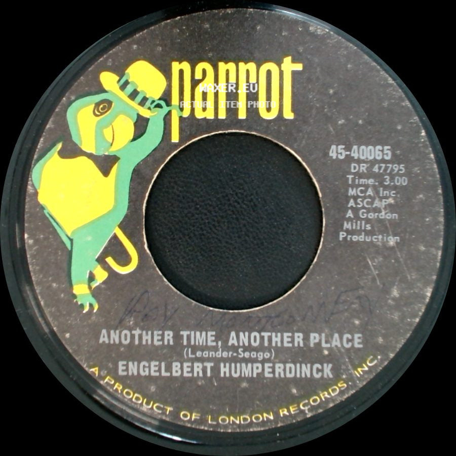 Engelbert Humperdinck - You're The Window Of My World / Another Time, Another Place side B