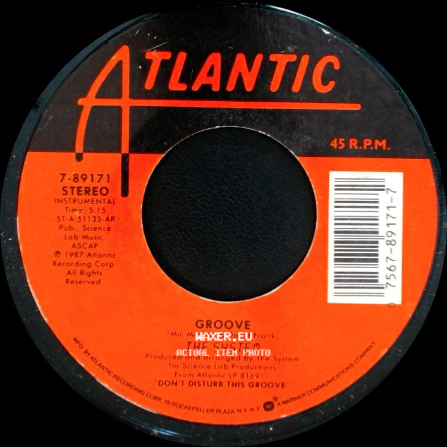 The System - Groove / House Of Rhythm side A