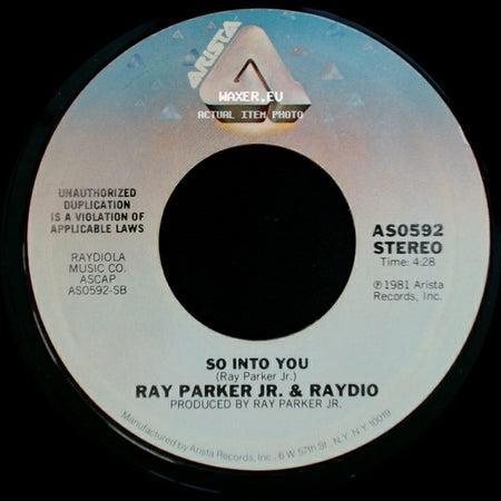 Ray Parker Jr. & Raydio - A Woman Needs Love (Just Like You Do) / So Into You side B