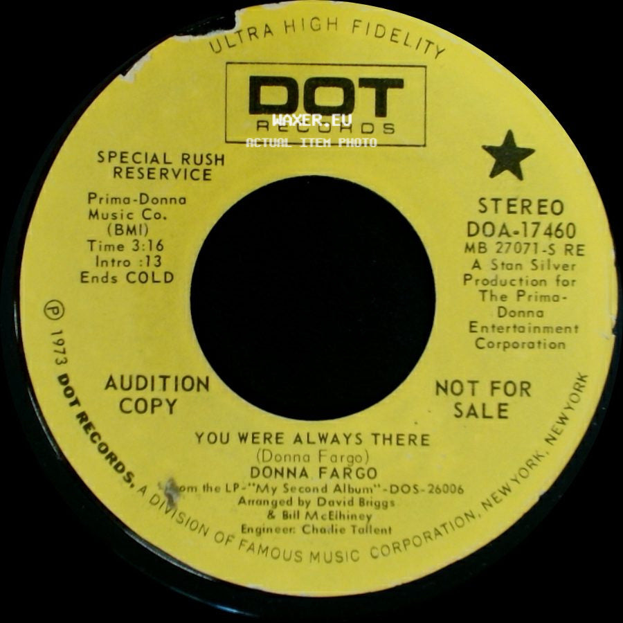 Donna Fargo - You Were Always There / You Were Always There side A