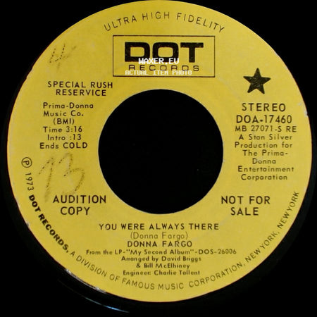 Donna Fargo - You Were Always There / You Were Always There side B
