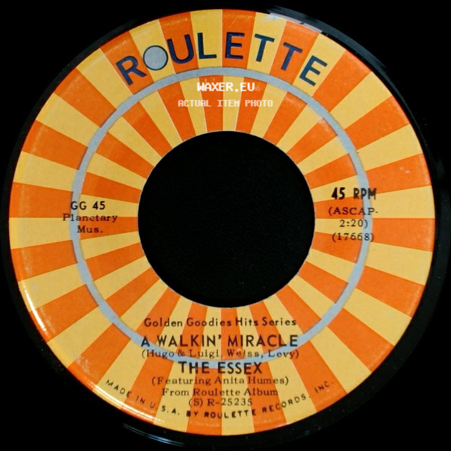 The Essex - A Walkin' Miracle / Easier Said Than Done side A