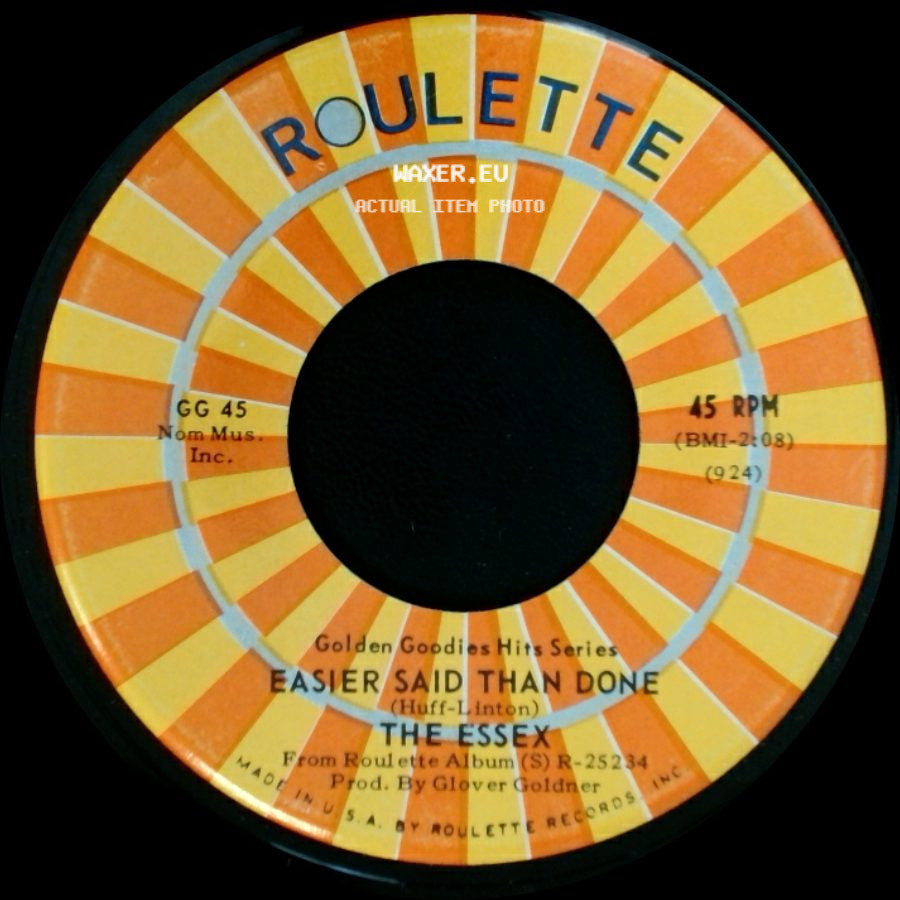 The Essex - A Walkin' Miracle / Easier Said Than Done side B