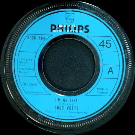 5000 Volts - I'm On Fire / Still On Fire side A