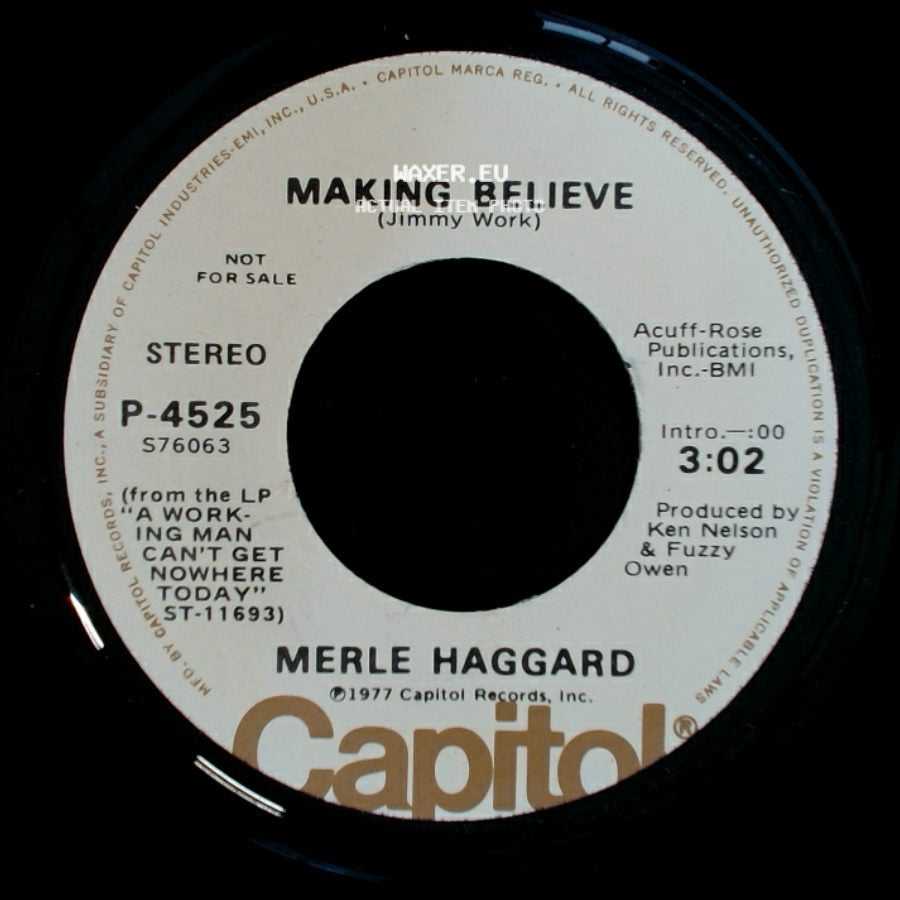 Merle Haggard - Making Believe / Running Kind side A