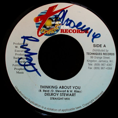 Delroy Stewart - Thinking About You / Thinking About You side A