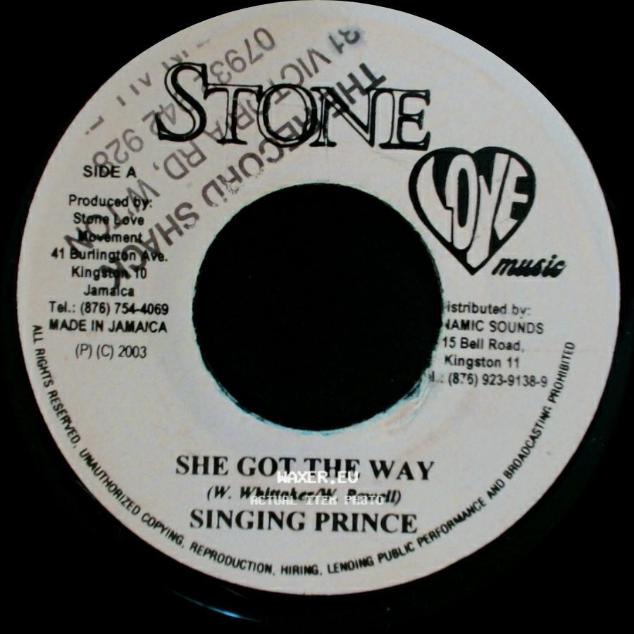 Singing Prince / L. A. Lewis - She Got The Way / Dog And Puss side A