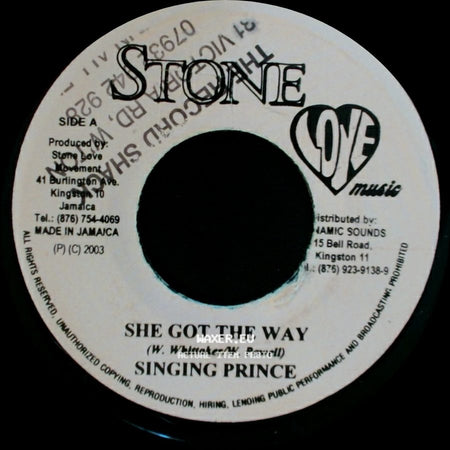 Singing Prince / L. A. Lewis - She Got The Way / Dog And Puss side A