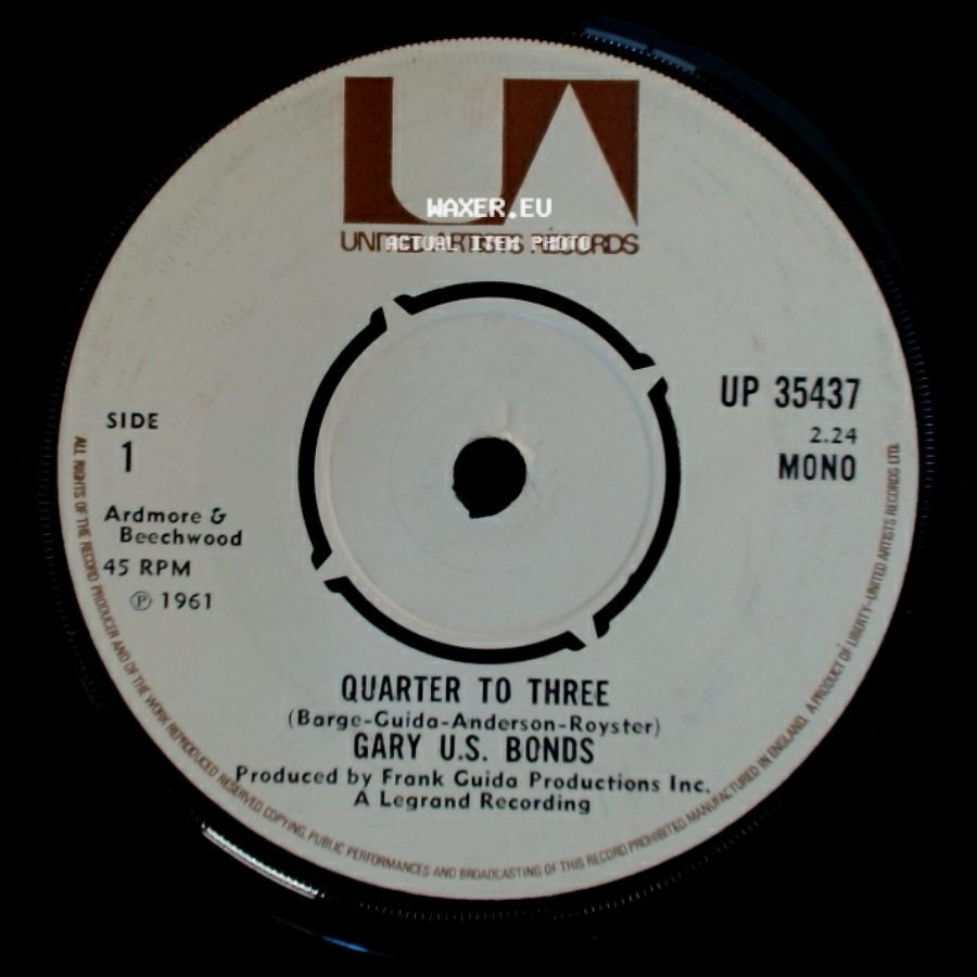 Gary U.S. Bonds - Quarter To Three / Please Forgive Me side A