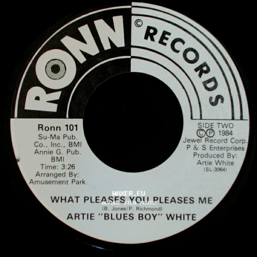 Artie "Blues Boy" White - Jimmie / What Pleases You Pleases Me side B