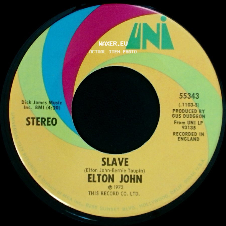 Elton John - Slave / Honky Cat side A