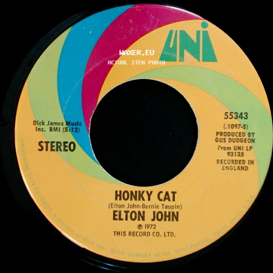 Elton John - Slave / Honky Cat side B