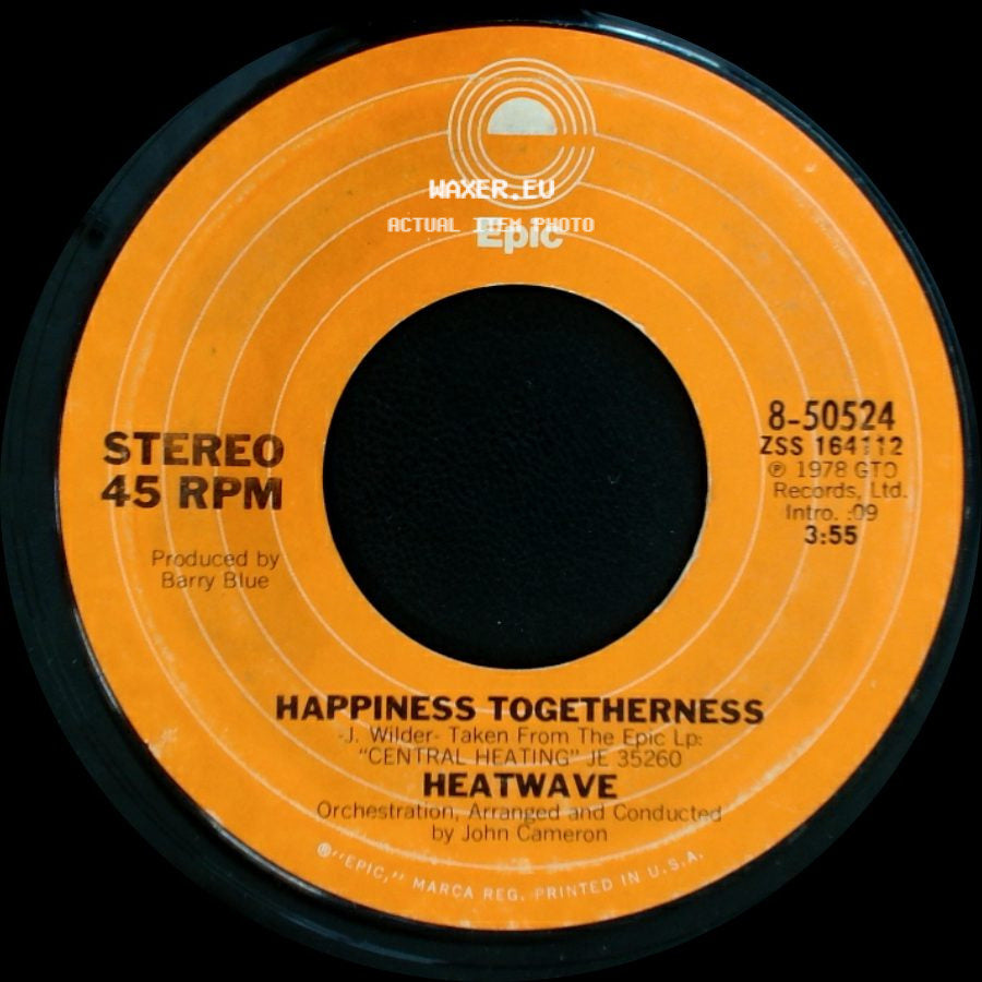 Heatwave - Happiness Togetherness / The Groove Line side A