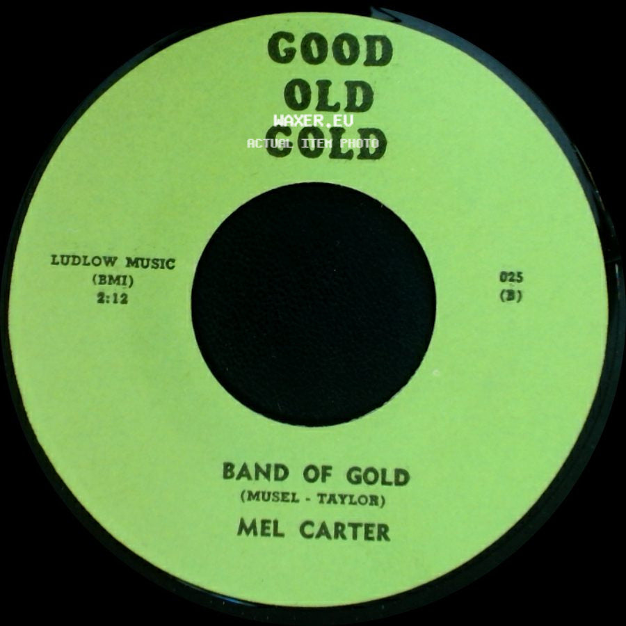 Mel Carter - When A Boy Falls In Love / Band Of Gold side B