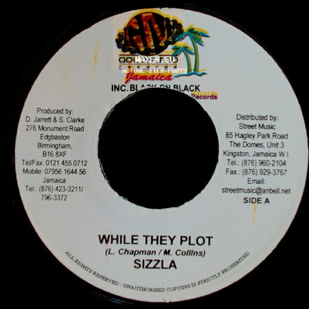 Sizzla / Legend - While They Plot / Ren Ren Riddim side A