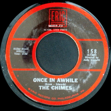 The Chimes - Once In Awhile / I'm In The Mood For Love side A