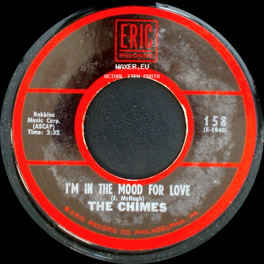 The Chimes - Once In Awhile / I'm In The Mood For Love side B