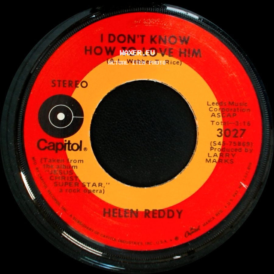 Helen Reddy - I Don't Know How To Love Him / I Believe In Music side A
