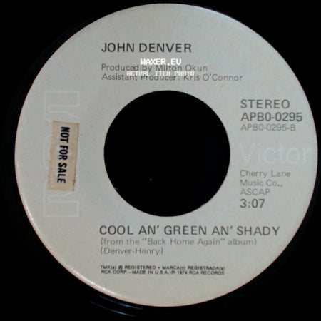 John Denver - Cool An' Green An' Shady / Annie's Song side A