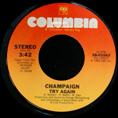Champaign - Try Again / International Feel side A