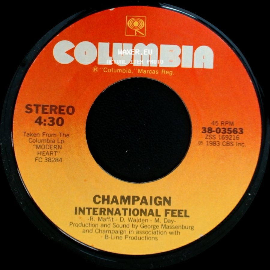 Champaign - Try Again / International Feel side B