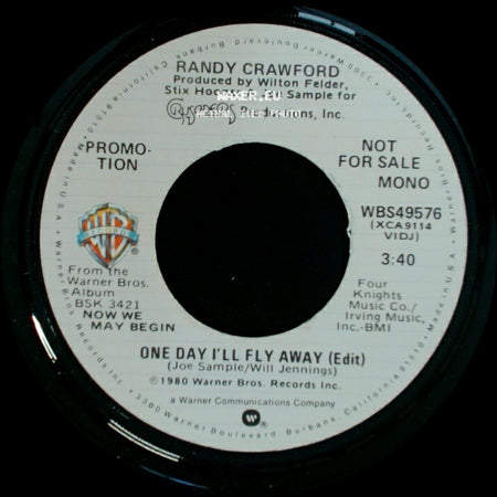 Randy Crawford - One Day I'll Fly Away (Edit) / One Day I'll Fly Away (Edit) side A