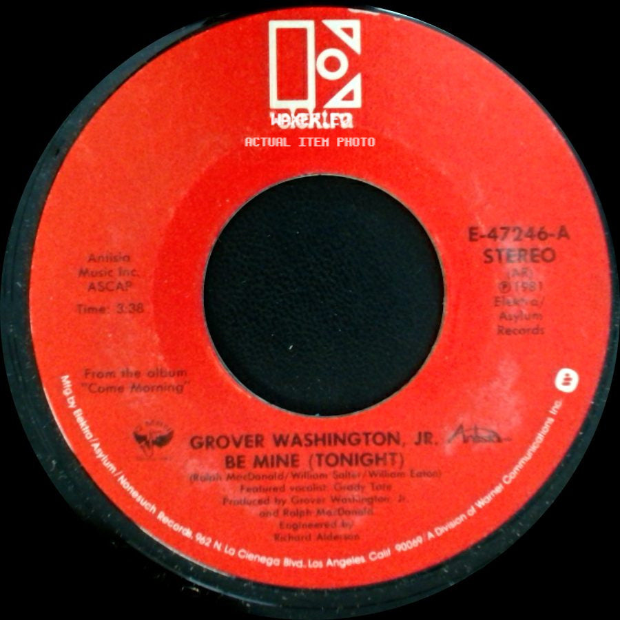 Grover Washington, Jr. - Be Mine (Tonight) / Reaching Out side A