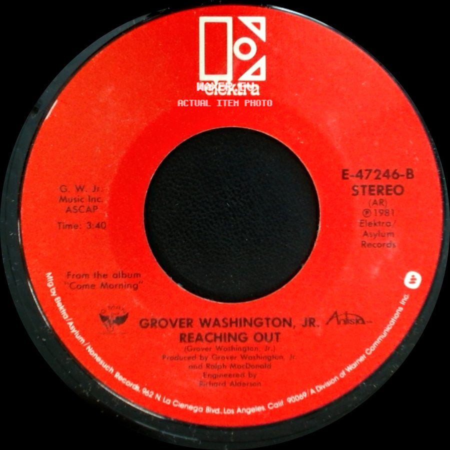 Grover Washington, Jr. - Be Mine (Tonight) / Reaching Out side B
