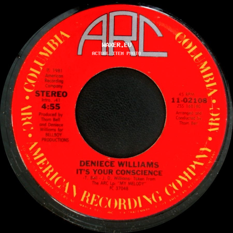 Deniece Williams - It's Your Conscience / Sweet Surrender side A
