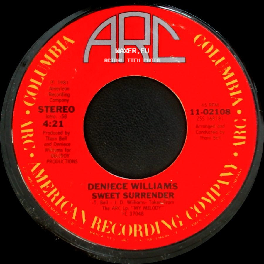 Deniece Williams - It's Your Conscience / Sweet Surrender side B