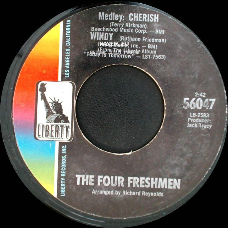 The Four Freshmen - Medley: Cherish / Windy / Medley: Come Fly With Me / Up-Up And Away side A