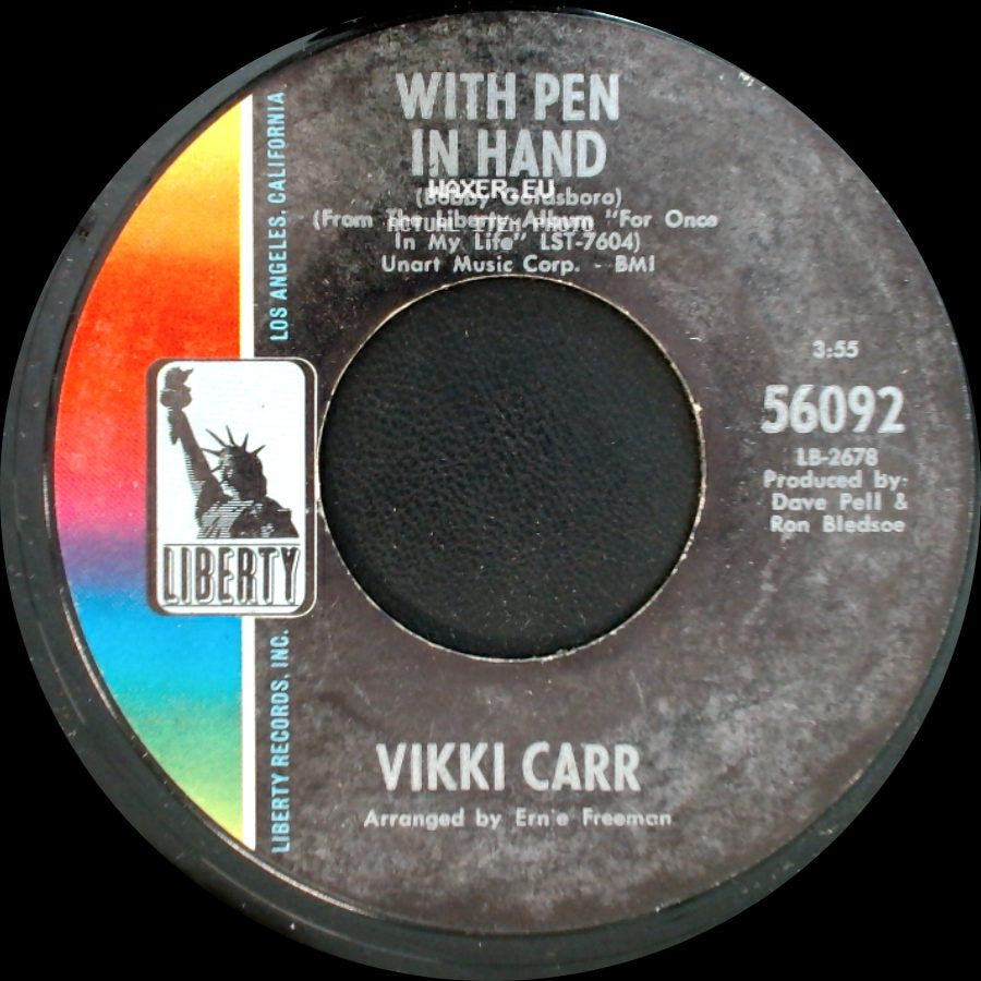 Vikki Carr - With Pen In Hand / With Pen In Hand side B