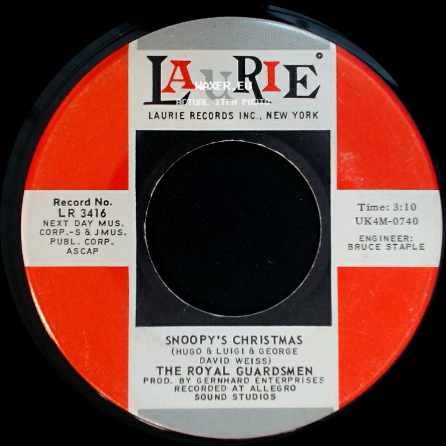 The Royal Guardsmen - It Kinda Looks Like Christmas / Snoopy's Christmas side B