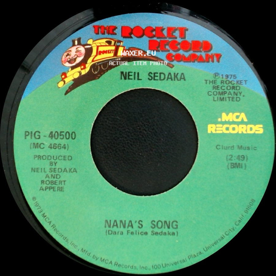 Neil Sedaka - Breaking Up Is Hard To Do / Nana's Song side B