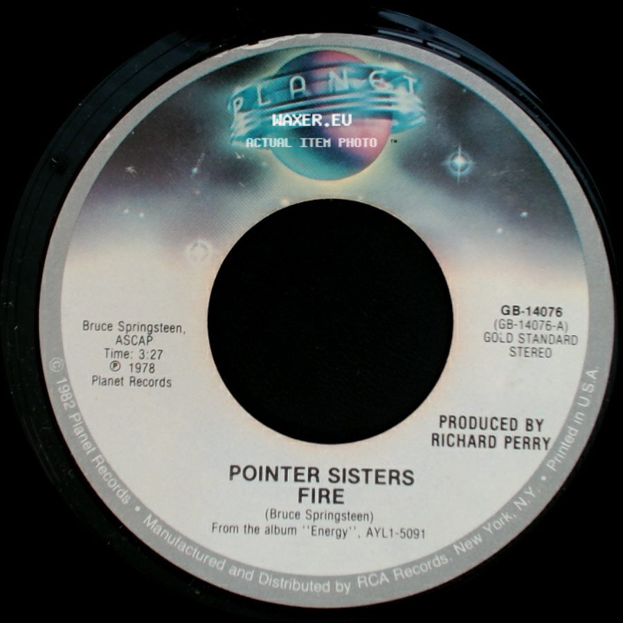 Pointer Sisters - Fire / He's So Shy side A